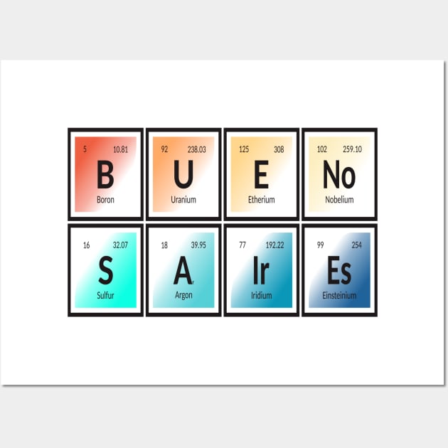 Buenos Aires City | Periodic Table of Elements Wall Art by Maozva-DSGN